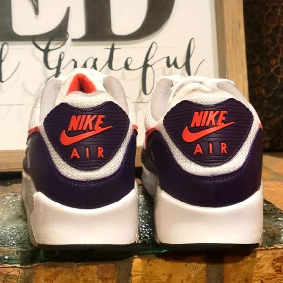 Nike Air Max 90 Wmns Sz 15.5 Purple White Wmns 15.5 | Mens 14 #CW1360 100 - Picture 4 of 9